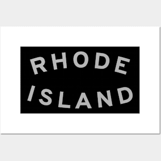 Rhode Island Typography Posters and Art